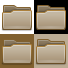 gnome folder icon on different backgrounds